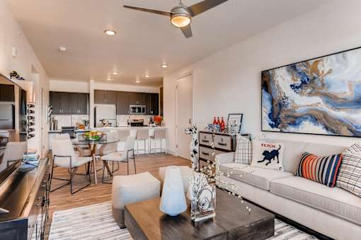 Modern Living Room at Auburn Brook, Castle Rock, Colorado