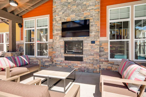 Patio at Auburn Brook, Castle Rock, Colorado