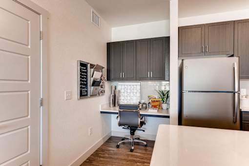 Kitchen with white counter at Auburn Brook, Castle Rock, 80109