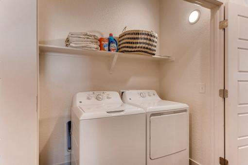 Small laundry room at Auburn Brook, Colorado