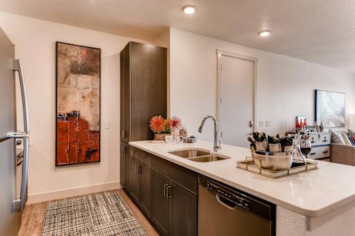 Kitchen with sink at Auburn Brook, Castle Rock, Colorado