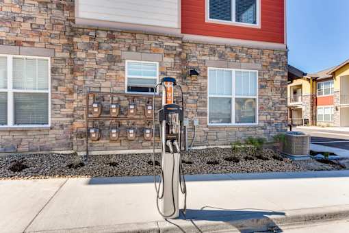 Charging station at Auburn Brook, Castle Rock, 80109