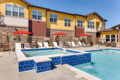 Swimming Pool at Auburn Brook, Castle Rock, Colorado