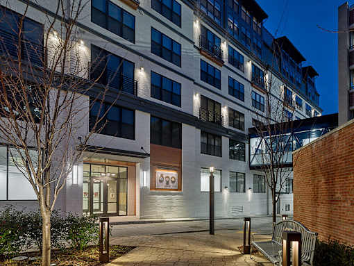exterior building at 520 Lofts, Allentown, Pennsylvania