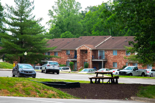 Off Street Parking Facility at Bradford Ridge Apartments, Bloomington, IN, 47403
