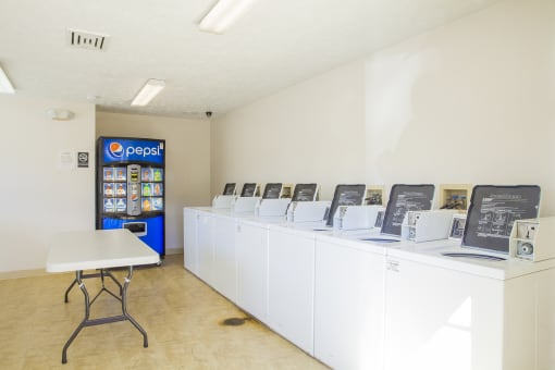 community laundry facilities at Northlake Farms Apartments, Gurnee, Illinois
