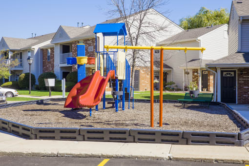 playground in park at Northlake Farms Apartments, Illinois 60031