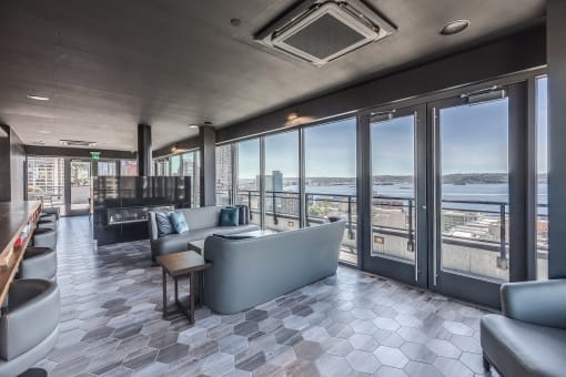 O2 Apartments Clubhouse Seating with View