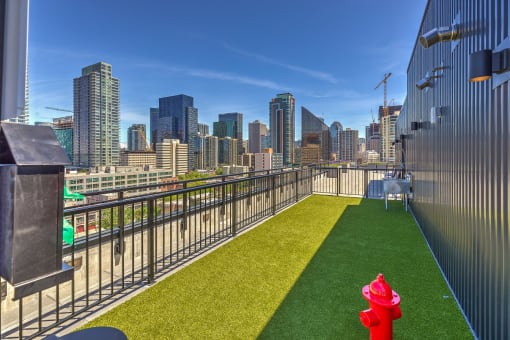 O2 Apartments Outdoor Dog Park and Pet Wash Station