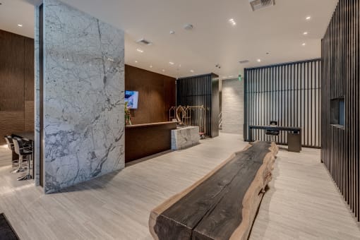O2 Apartments Indoor Clubhouse