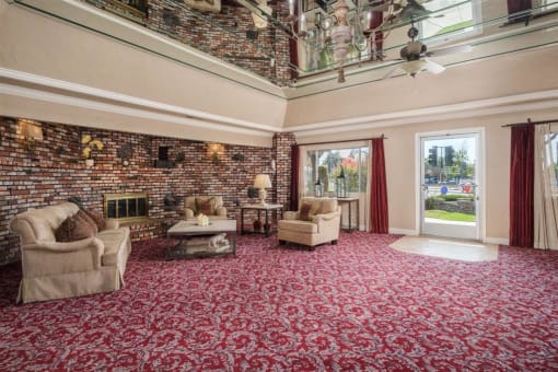 Posh Resident Lounge at Scottsmen Too Apartments, Clovis, CA