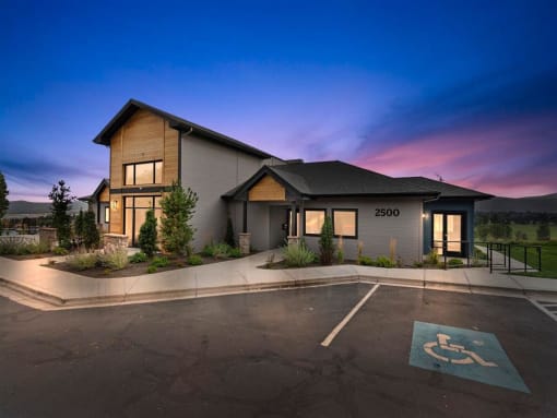 Exterior View Of The Clubhouse at Columbia Village, Idaho