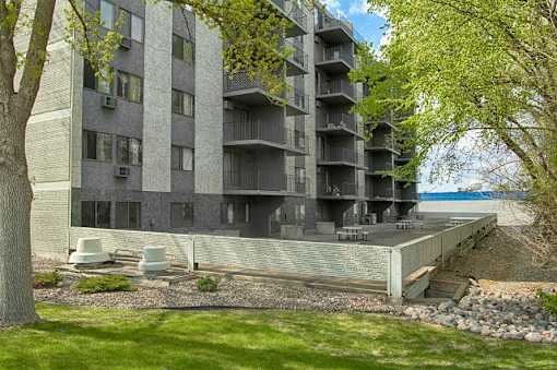 Community Exterior  at Cambridge Towers Apartments, Hopkins