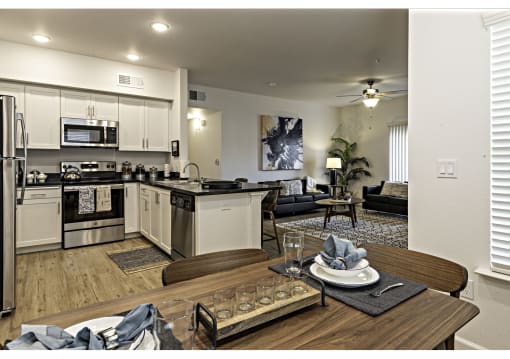 Dining Area and Kitchen