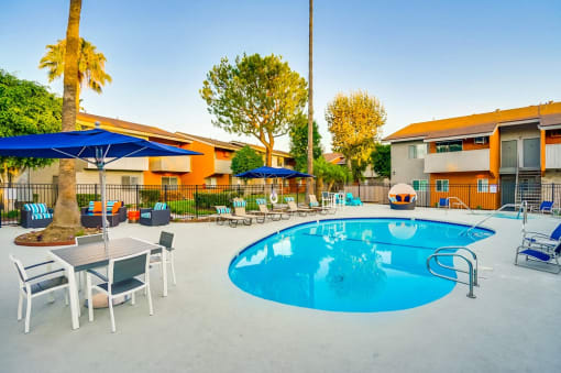 Swimming Pool With Relaxing Sundecks at Pacific Trails Luxury Apartment Homes, Covina, 91722