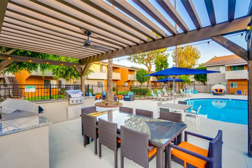 Grilling Station at Pacific Trails Luxury Apartment Homes, California