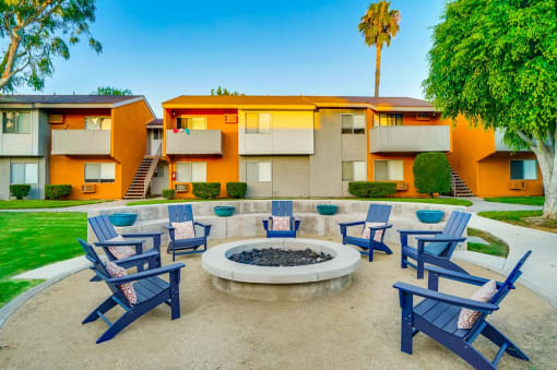 Community Firepit at Pacific Trails Luxury Apartment Homes, Covina, 91722