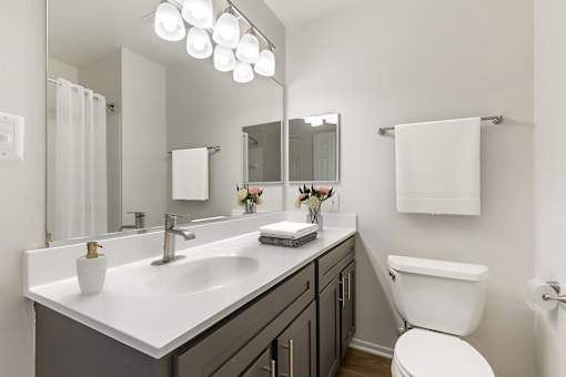 Luxurious Bathroom at The Apartments at Tamar Meadow, Columbia, Maryland