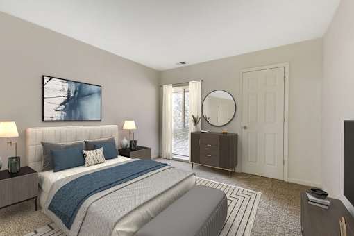 Carpeting In Bedrooms at The Greens at Columbia, Columbia, MD, 21044