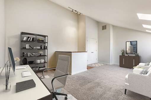 Brightly Decorated office space at The Greens at Columbia, Maryland