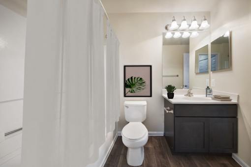 Bathroom toilet at The Apartments at Owings Run, Maryland
