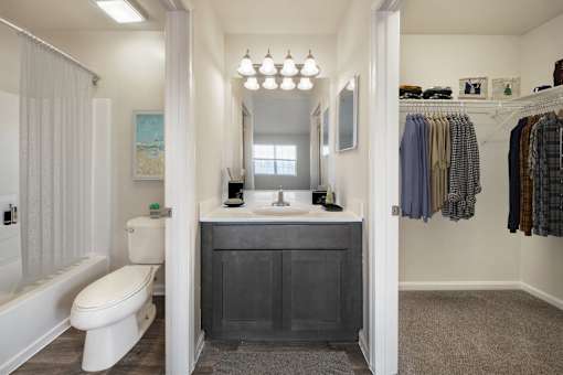 Bath at The Apartments at Owings Run, Owings Mills, Maryland