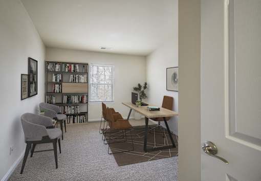 Office area at The Apartments at Owings Run, Owings Mills, MD, 21117