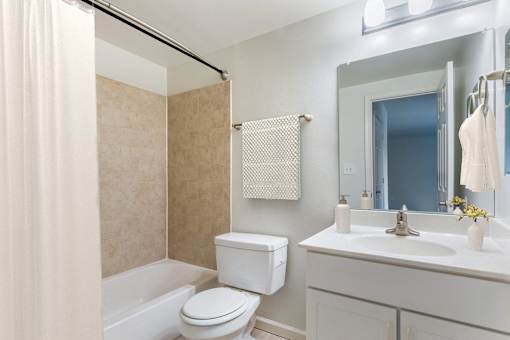 Luxurious Bathroom at The Apartments at Saddle Brooke, Maryland