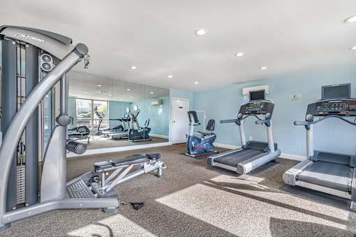 Fitness Center With Updated Equipment at The Apartments at Saddle Brooke, Maryland, 21030
