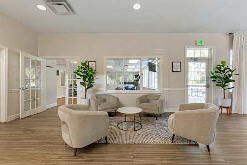 Clubhouse Lounge at The Apartments at Canterbury, Rosedale, Maryland