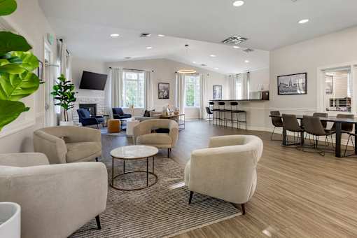 Clubhouse Interior at The Apartments at Canterbury, Rosedale, 21237