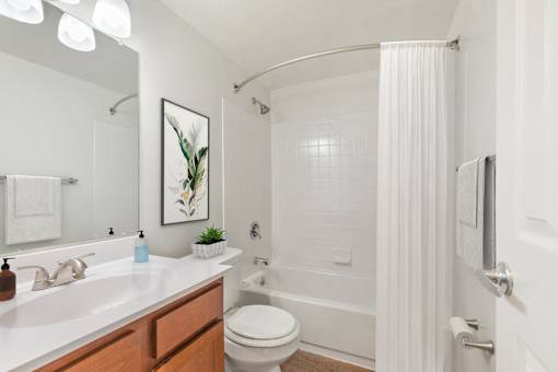 Luxurious Bathroom at The Apartments at Canterbury, Rosedale, MD, 21237
