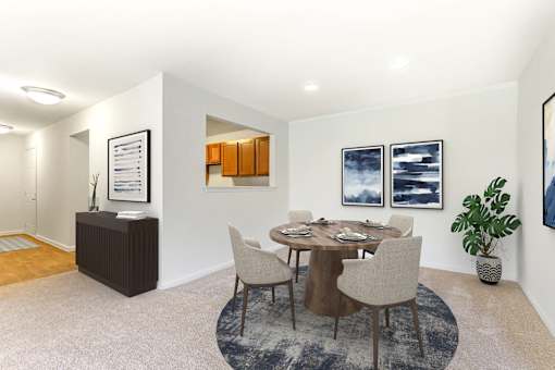 Dining Space at The Apartments at Canterbury, Maryland