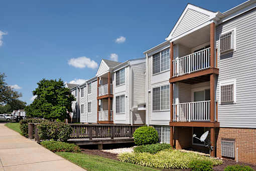 Property Exterior View at The Apartments at Canterbury, Rosedale, MD, 21237