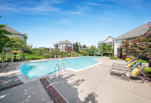 Pool at The Apartments at Cambridge Court, Rosedale, 21237