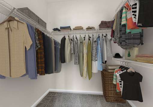 Walk-in Closet at The Apartments at Cambridge Court, Maryland, 21237