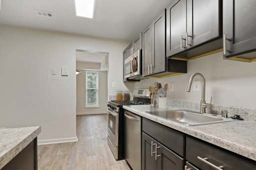 Modern Kitchen With Custom Cabinet at Annapolis Roads, Annapolis, MD, 21403