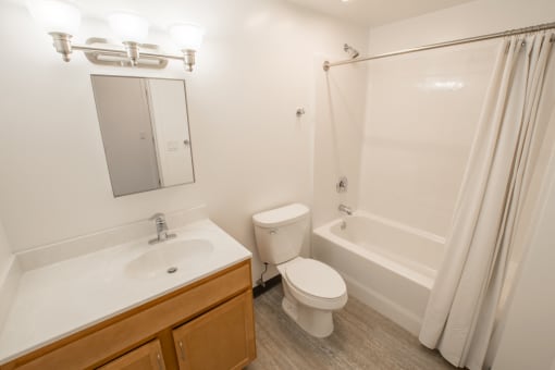 Bathroom at Berwyn Apartments in Berwyn, IL