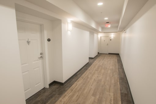 Hallway at Berwyn Apartments in Berwyn, IL