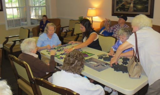 Seniors Playing at Savannah Court & Cottage of Oviedo, Oviedo, 32765