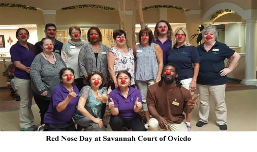 Red Nose Day at Savannah Court & Cottage of Oviedo, Oviedo, Florida