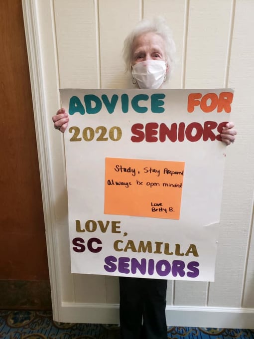 Advice For 2020 Seniors at Savannah Court of Camilla, Camilla
