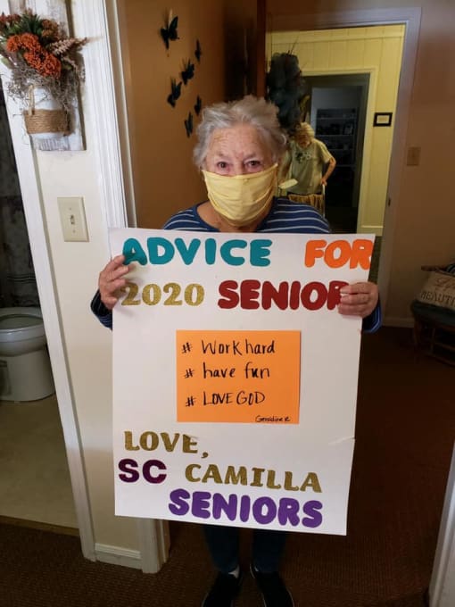 Advice For 2020 Seniors at Savannah Court of Camilla, Georgia, 31730
