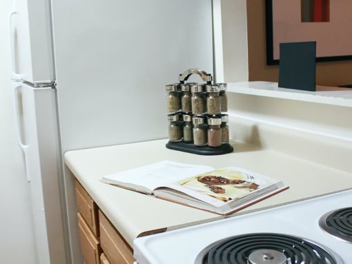 kitchen at The Gates of Rochester Apartments