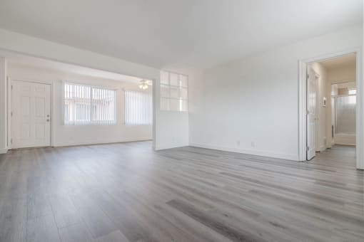Living room and entry