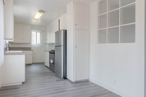 Dining area and kitchen