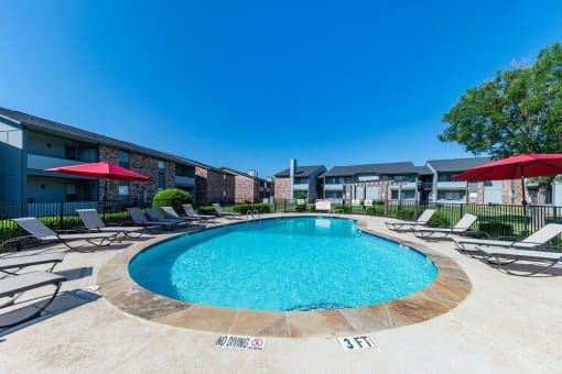 Arbor Creek Apartments Wichita Falls, TX Sparkling Pool