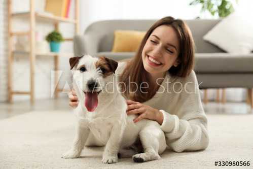 Girl Paying with Pet
