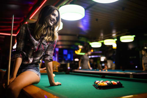Billiard and gaming room is open 5pm to midnight