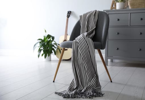 Stylish grey color chair that make home interior more stylish